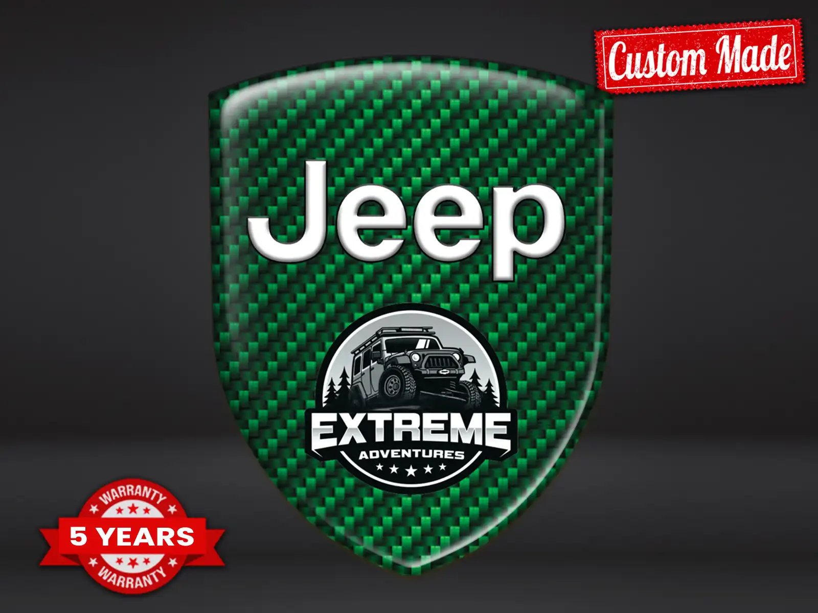 Jeep Windschutzaufkleber Max Robust Pro Stil